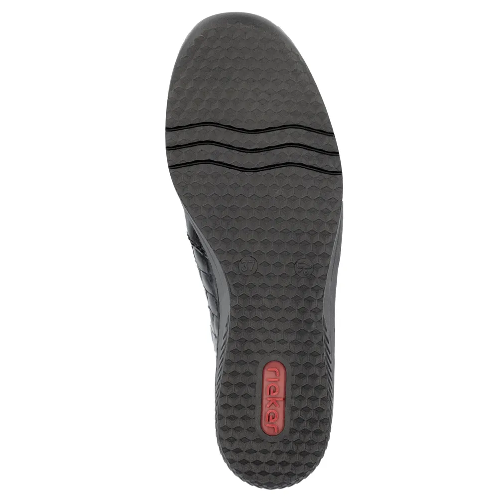Rieker 48752-00 (Wonderful) Black Shoes