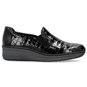 Rieker 48752-00 (Wonderful) Black Shoes