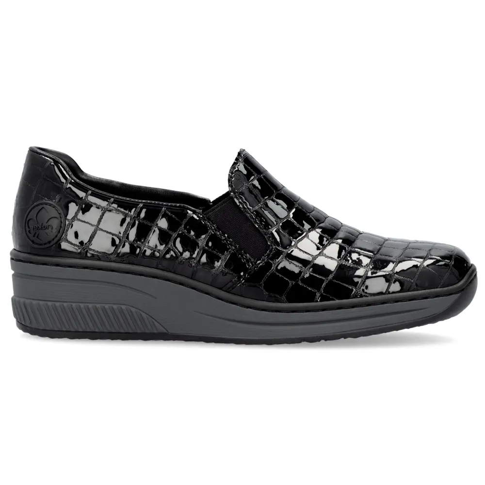 Rieker 48752-00 (Wonderful) Black Shoes