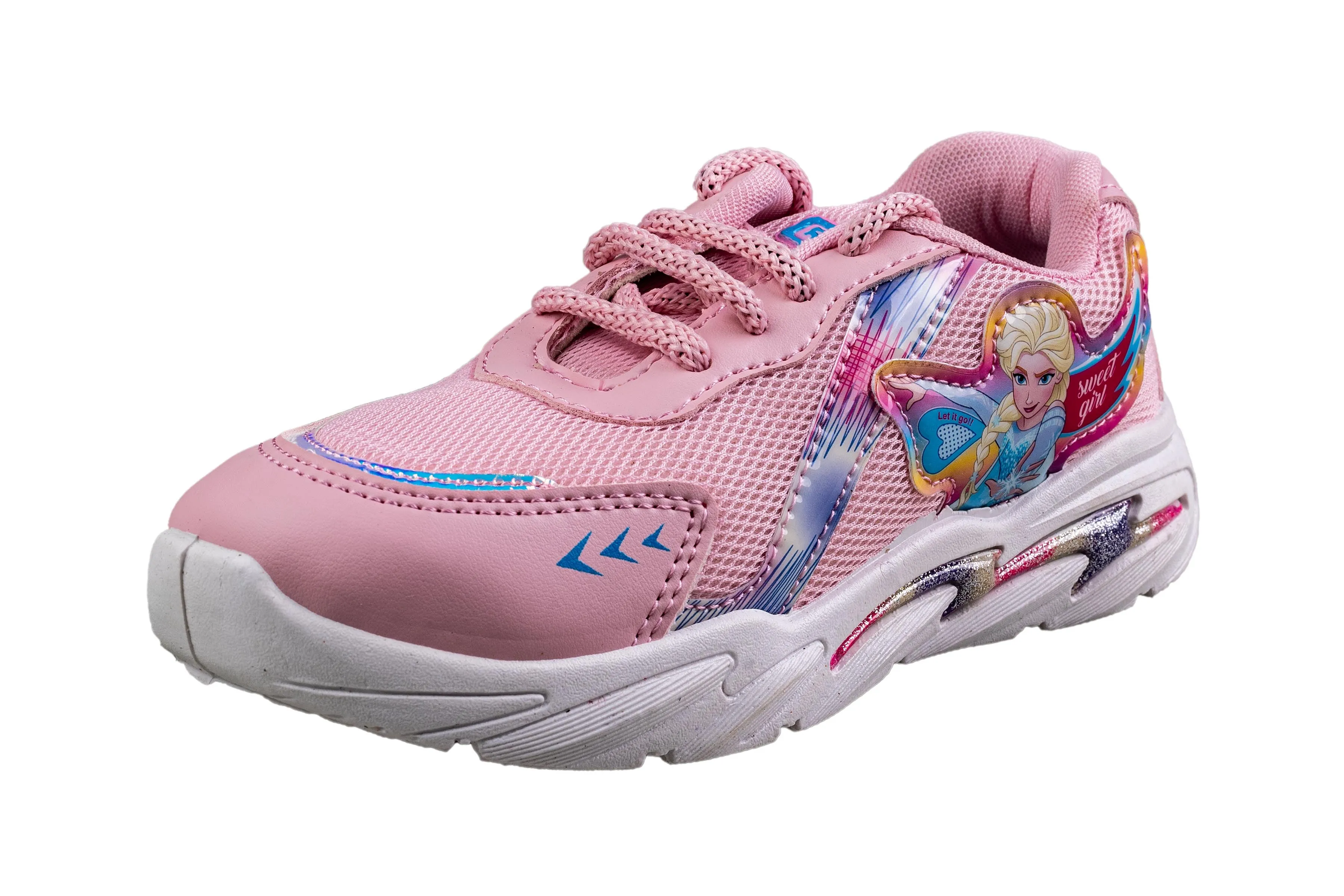 Rouba Pink Children Sports Shoe