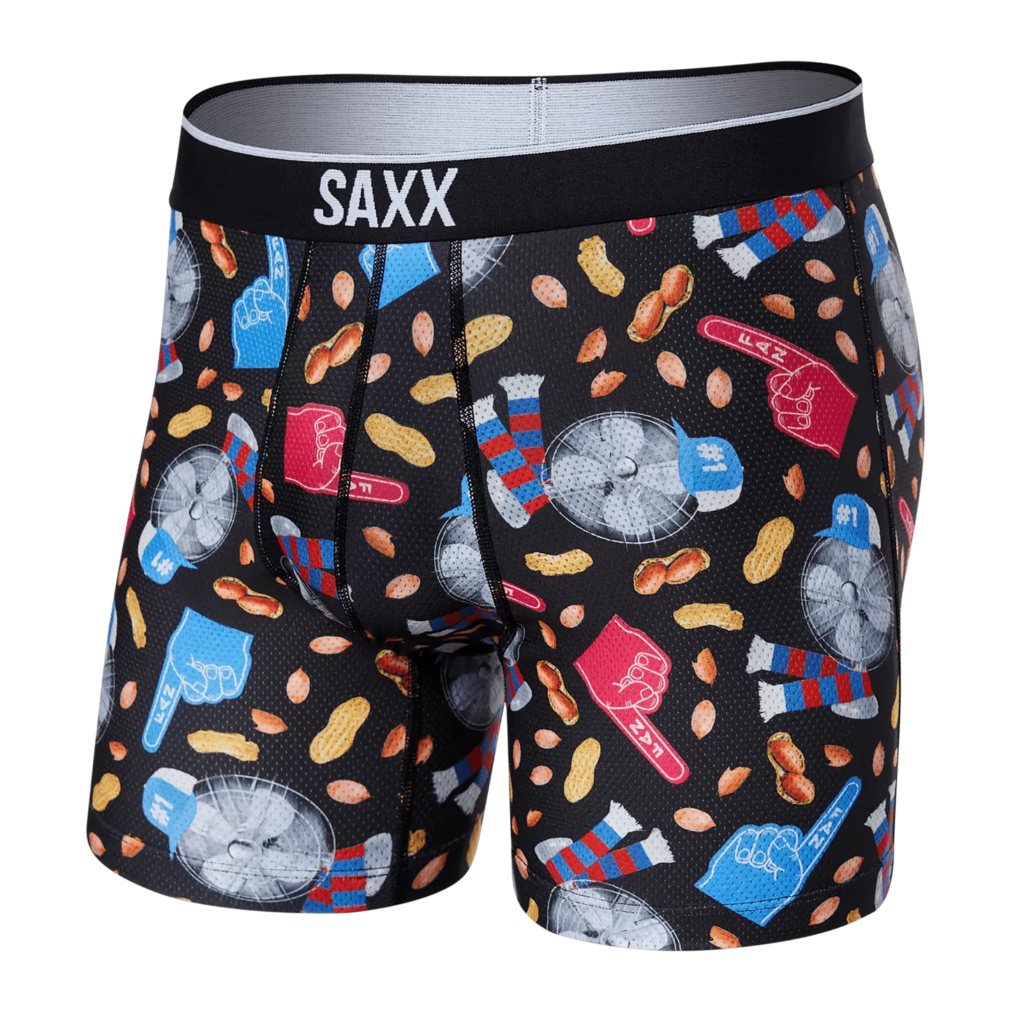 Saxx Volt Boxers - Sports Fan - Black