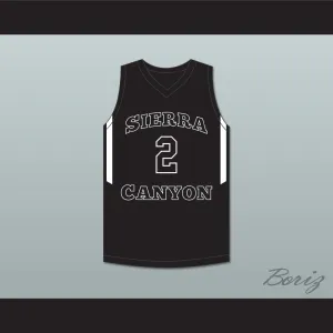 Scotty Pippen Jr 2 Sierra Canyon School Trailblazers Black Basketball Jersey 2