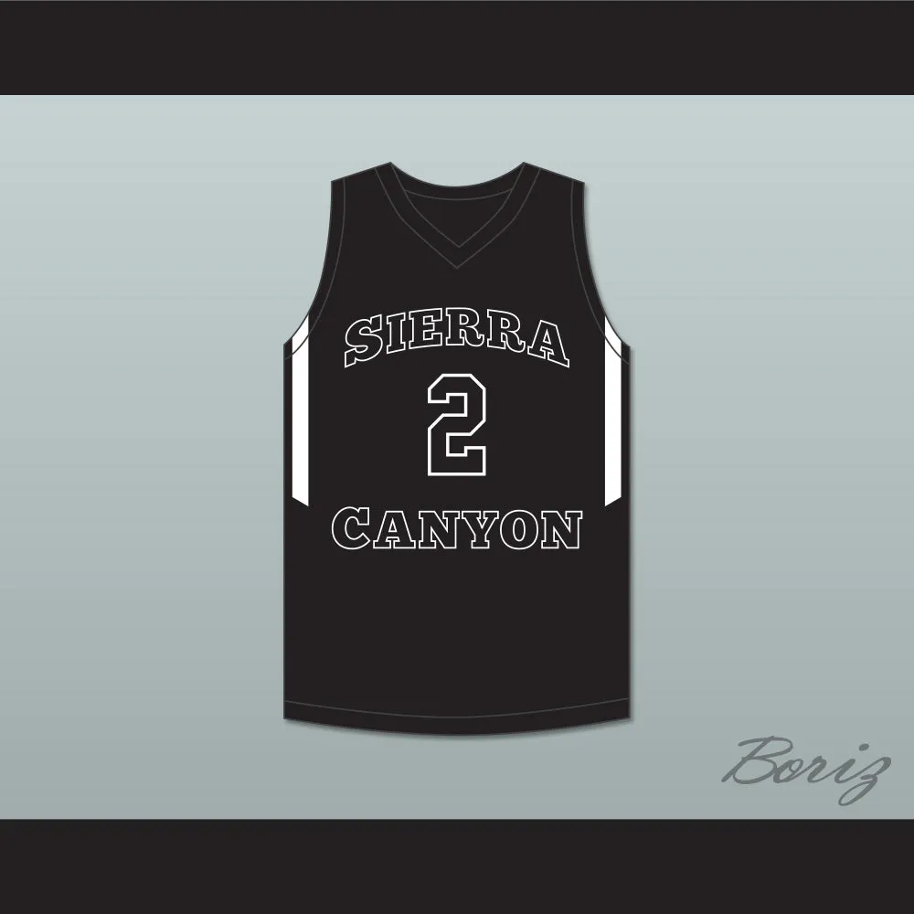 Scotty Pippen Jr 2 Sierra Canyon School Trailblazers Black Basketball Jersey 2