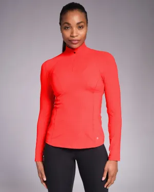 Sculpt Perform Half Zip Bright Red