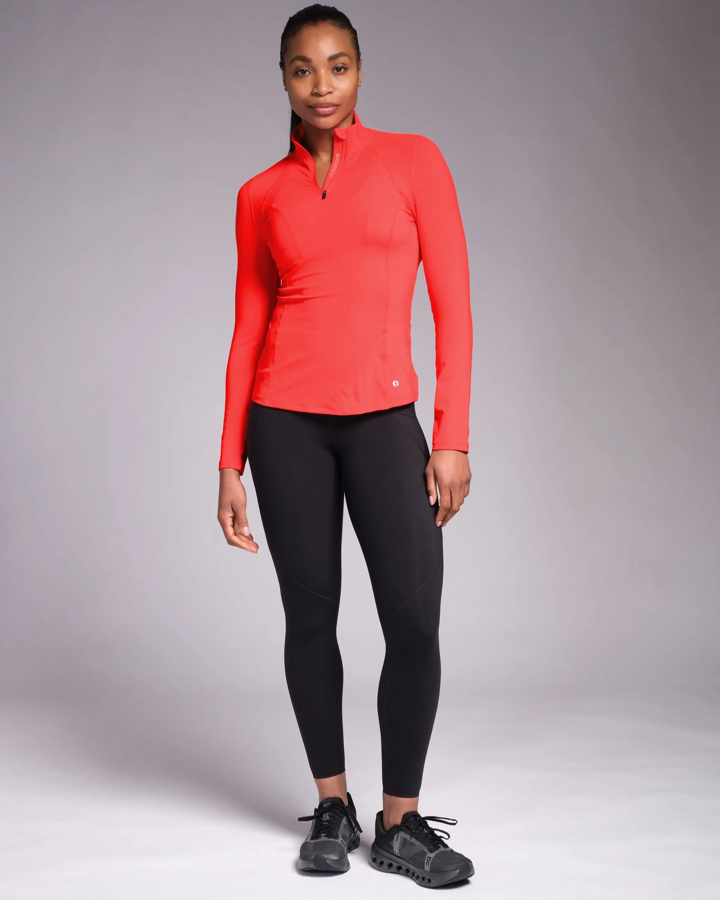 Sculpt Perform Half Zip Bright Red