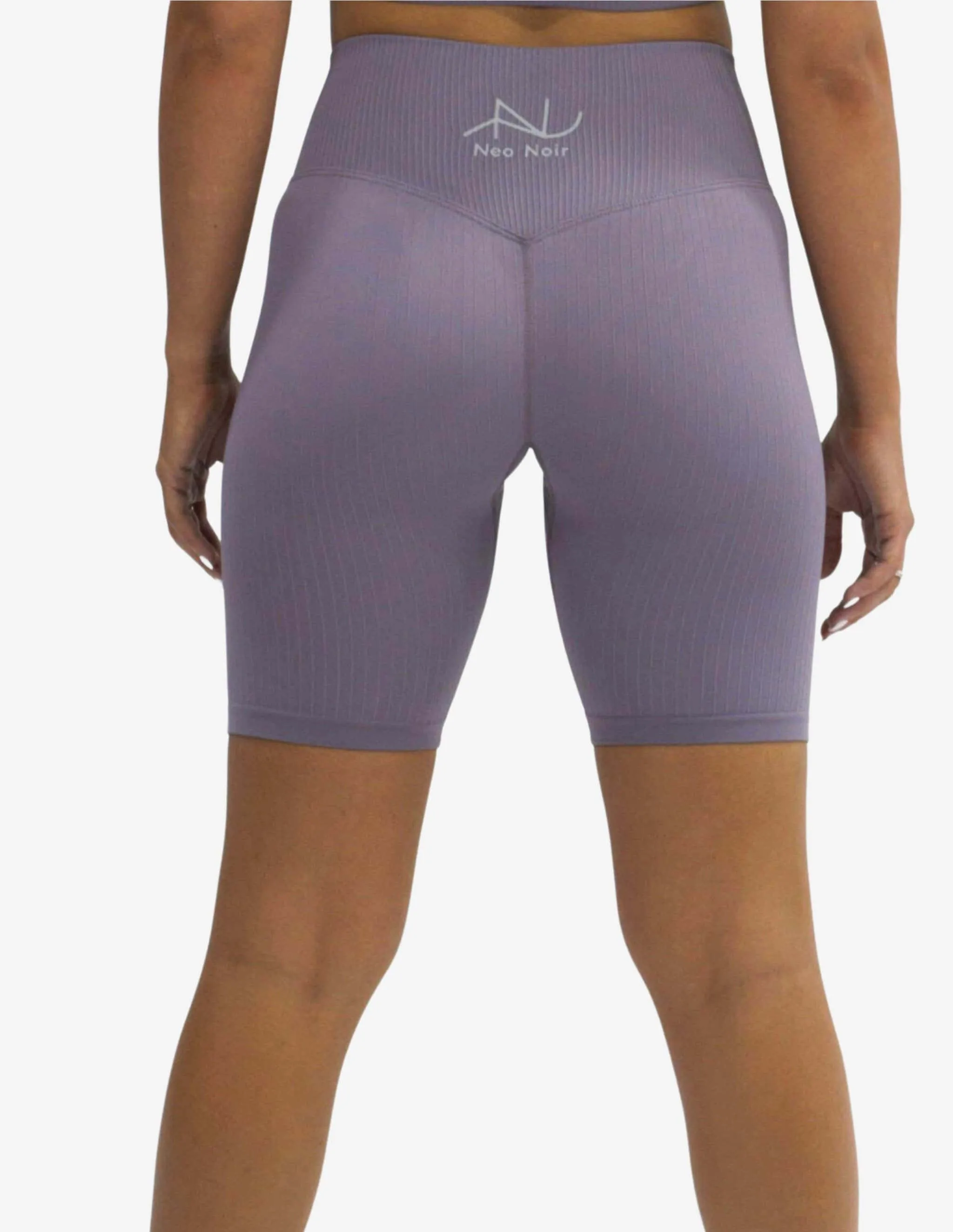 Seamless Ribbed Short Dark Taupe