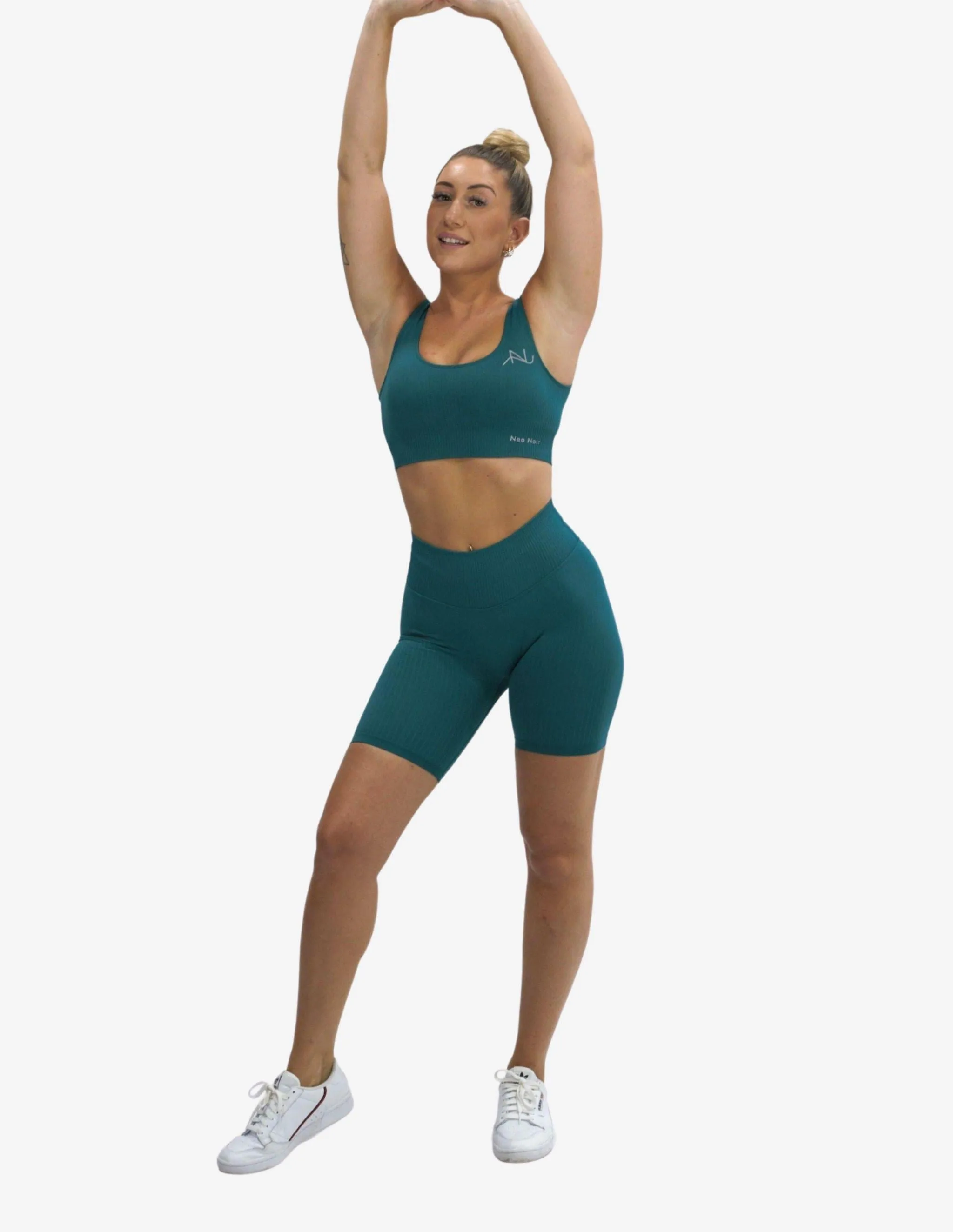 Seamless Ribbed Short Emerald