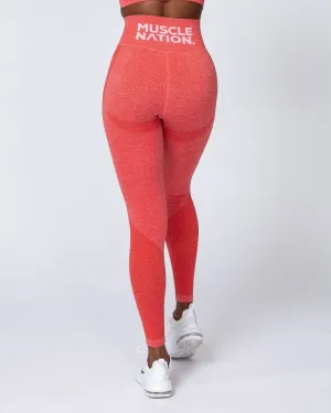 Shape Up Seamless Full Length Leggings - Poppy Marl