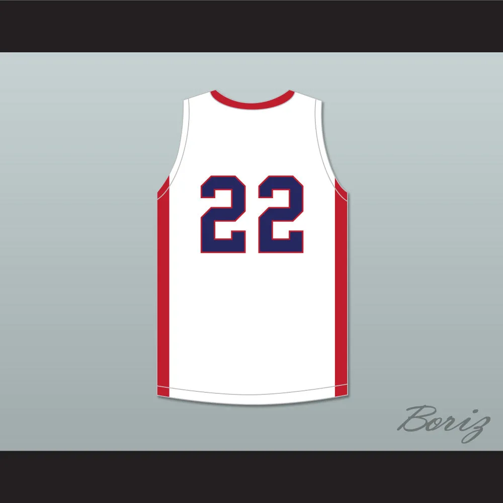 Shaqir O'Neal 22 Crossroads School Roadrunners White Basketball Jersey 1