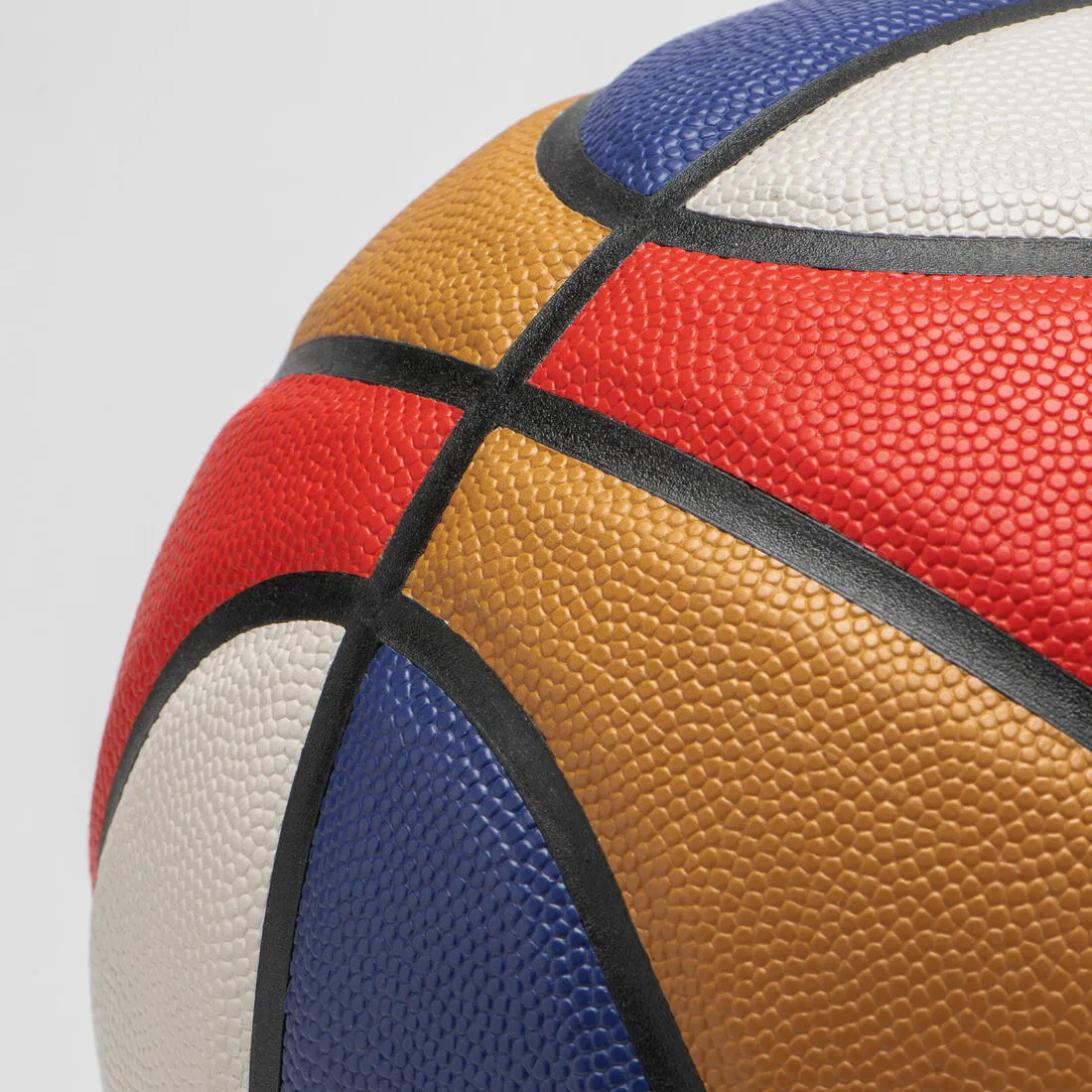 Size 7 Basketball BT500 - Brown/FIBA