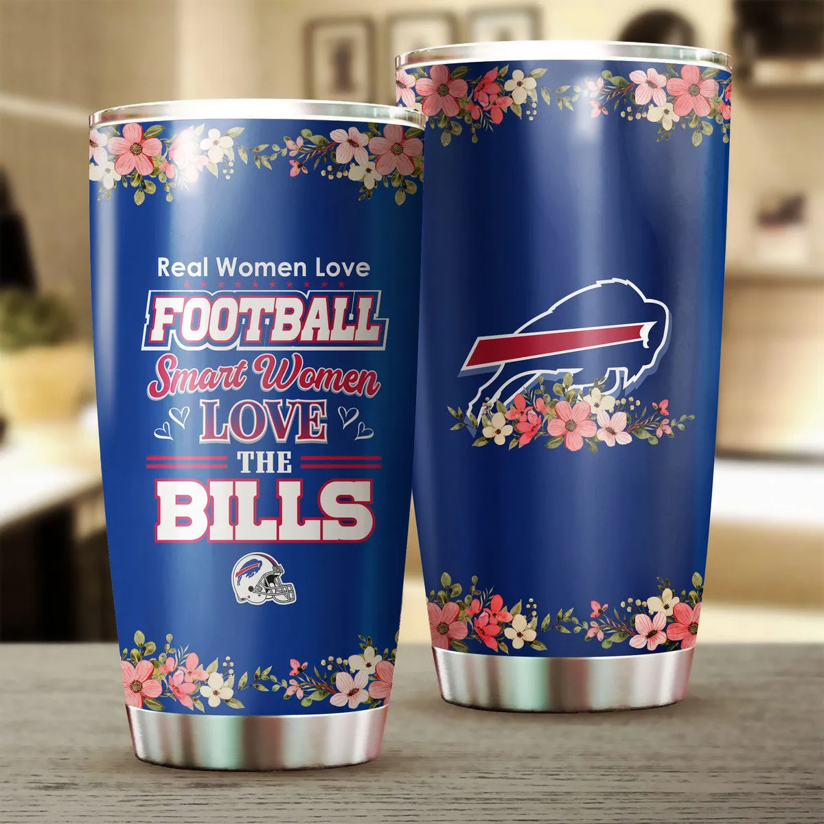 Smart Women Love The Buffalo Football Tumbler