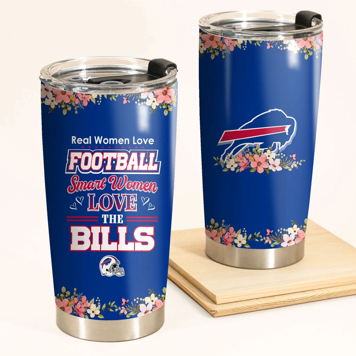 Smart Women Love The Buffalo Football Tumbler