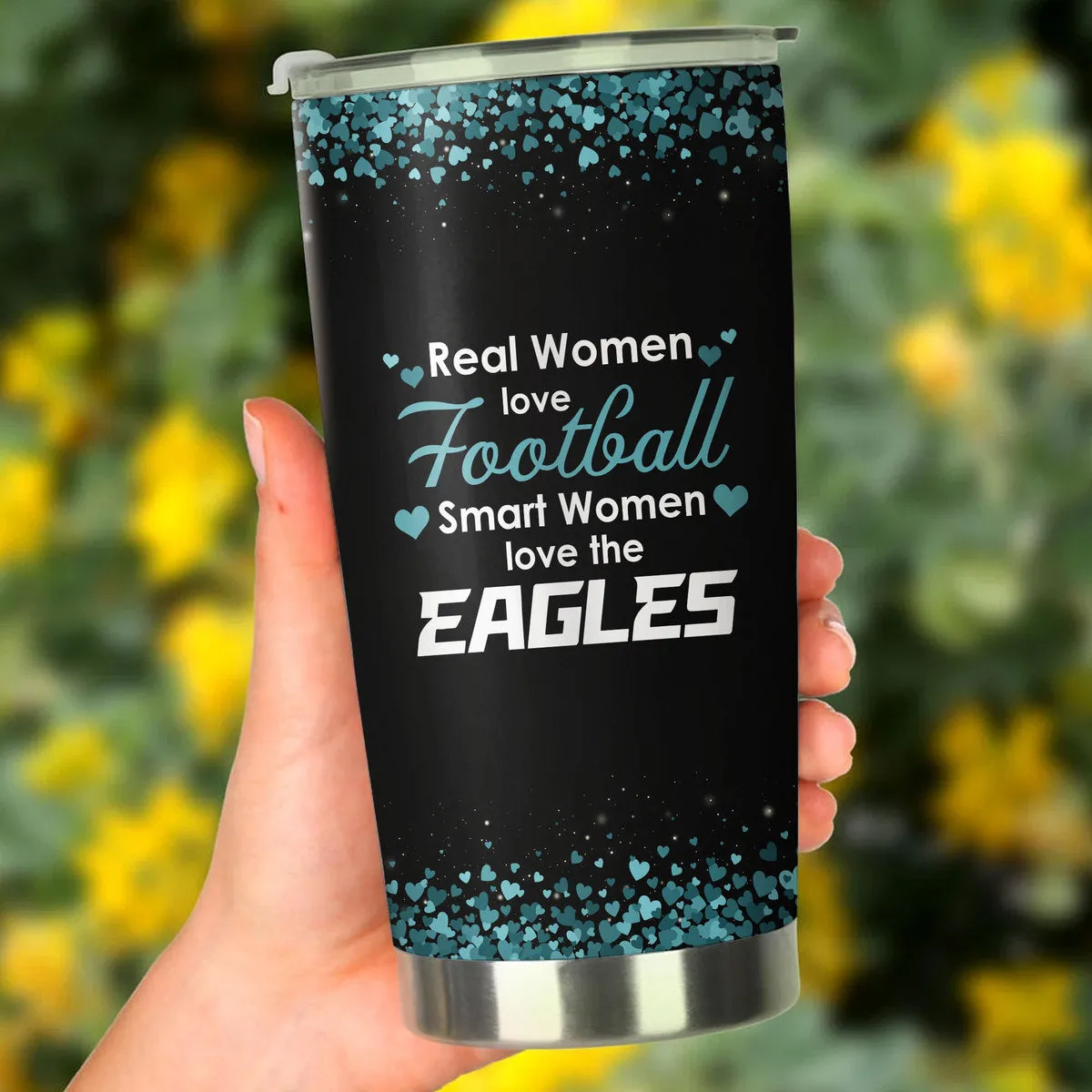 Smart Women Love The Philadelphia Football Tumbler Version 2