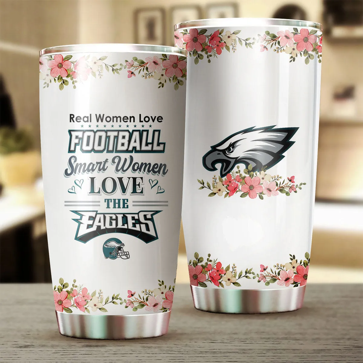 Smart Women Love The Philadelphia Football Tumbler