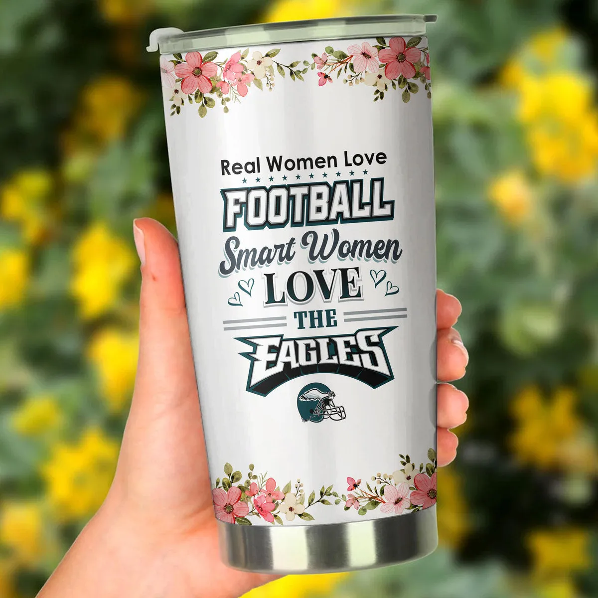 Smart Women Love The Philadelphia Football Tumbler