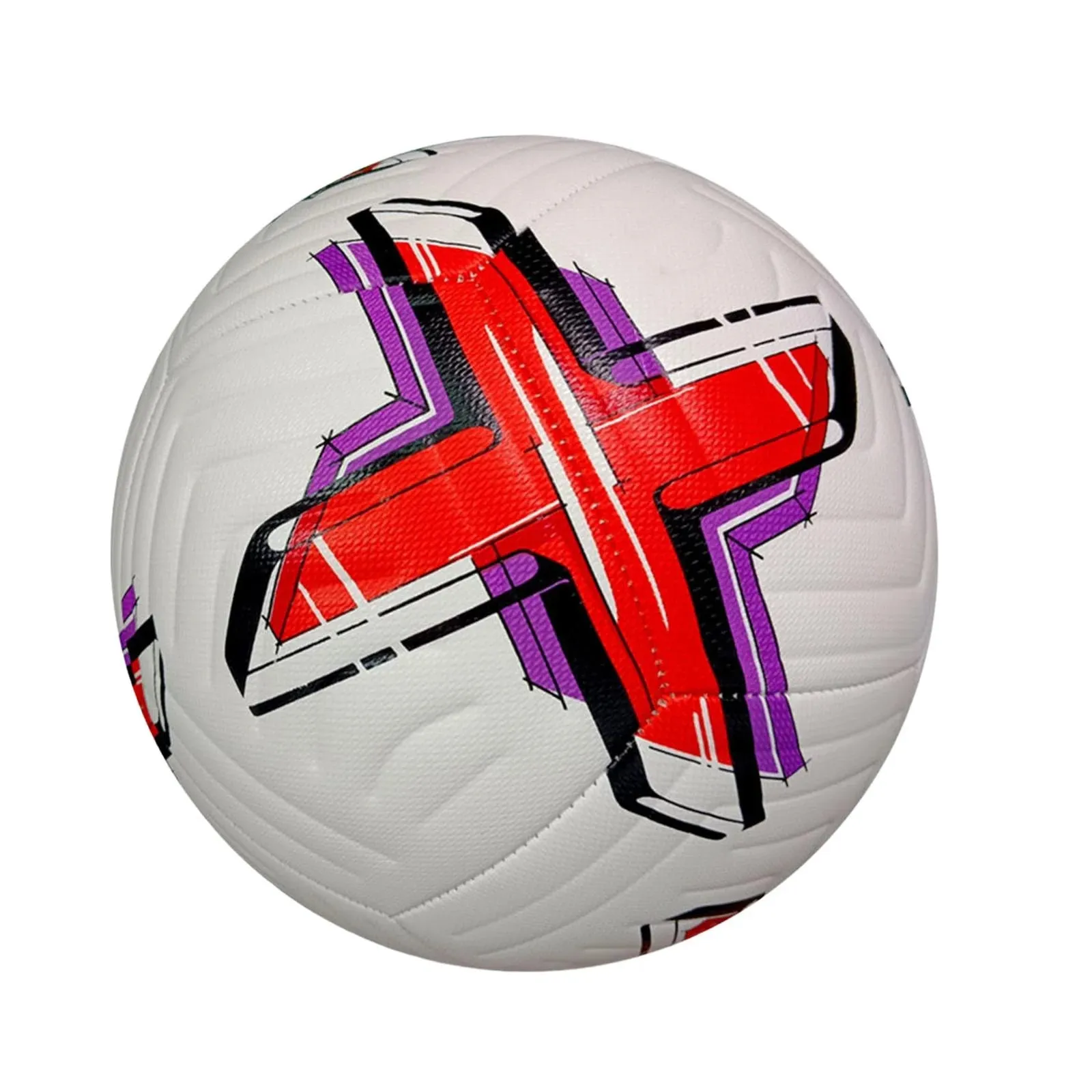 Soccer Ball Size 5 Training Ball Lightweight Soccer Training Equipment Ball Official Match Ball Football for Game Competition School , Red