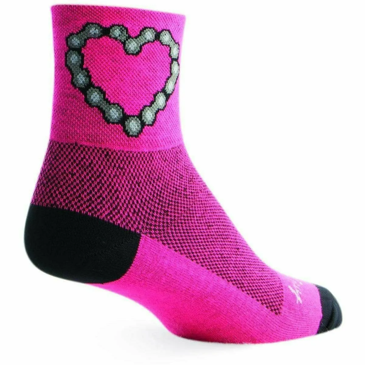 SockGuy Chain Luv Classic 3 Inch Crew Socks
