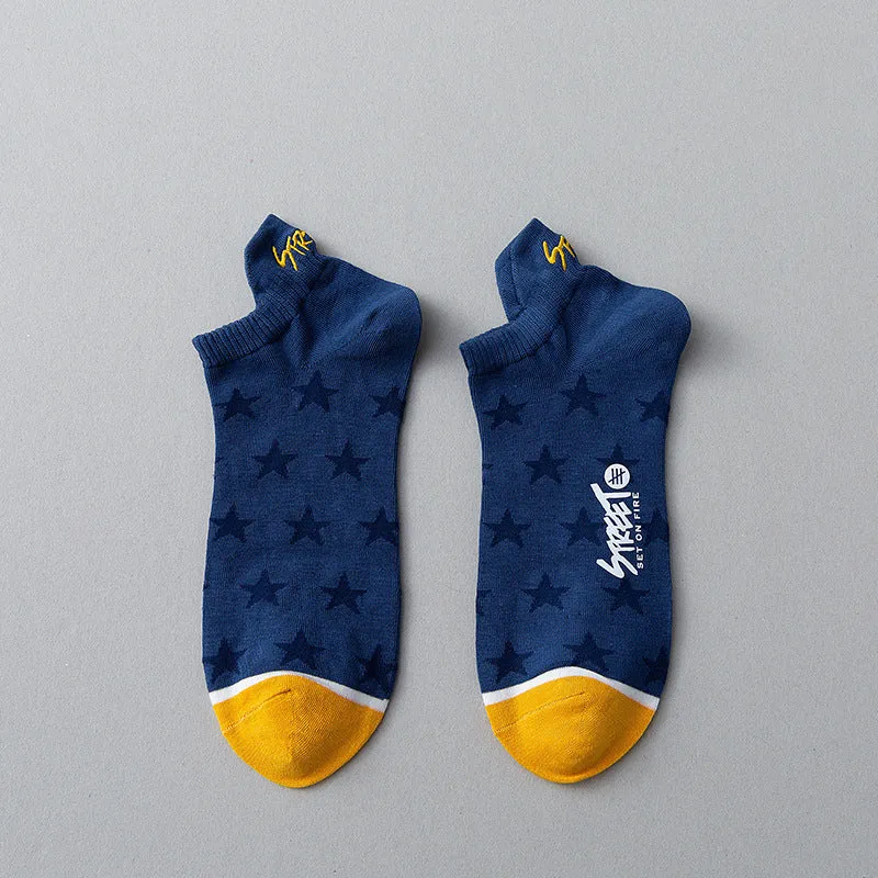 Socks Men's Summer Cotton Deodorant Sweat-absorbent Socks Shallow Mouth Low Cut