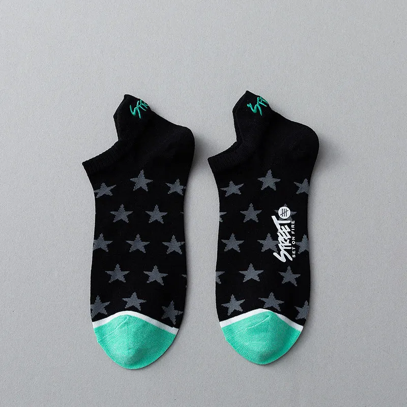 Socks Men's Summer Cotton Deodorant Sweat-absorbent Socks Shallow Mouth Low Cut