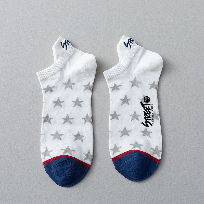 Socks Men's Summer Cotton Deodorant Sweat-absorbent Socks Shallow Mouth Low Cut