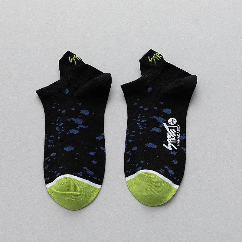 Socks Men's Summer Cotton Deodorant Sweat-absorbent Socks Shallow Mouth Low Cut