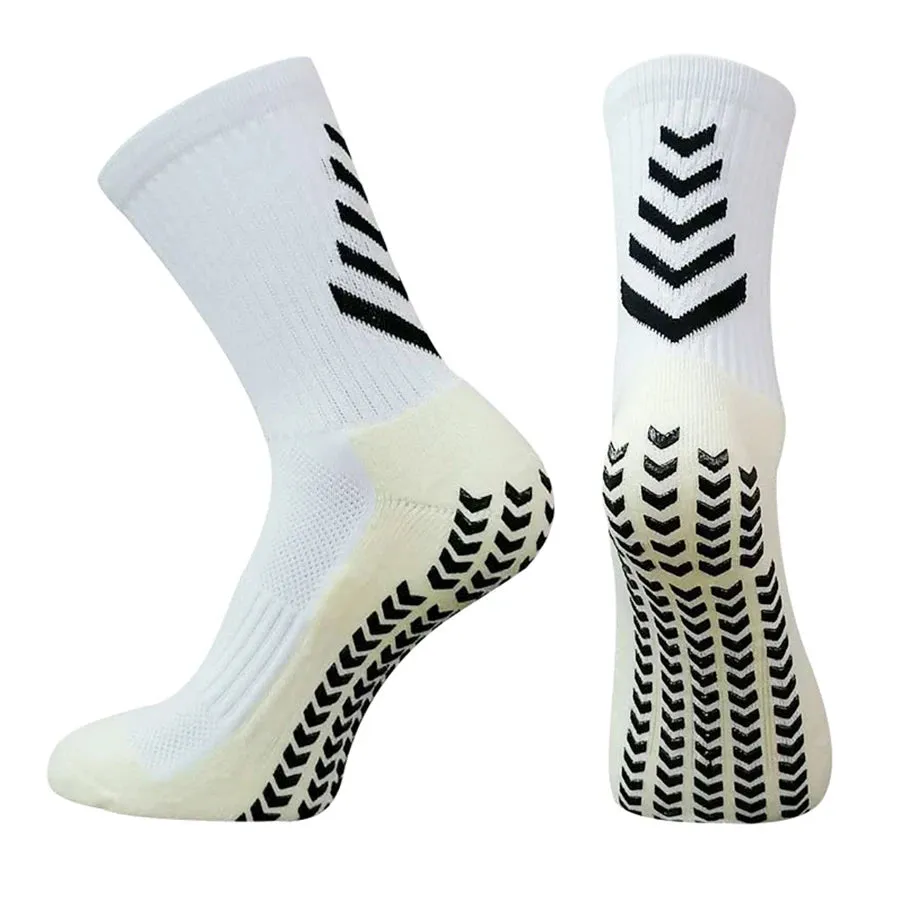 Soft Breathable Anti-Slip Football Sports Grip Socks - 1 Pair
