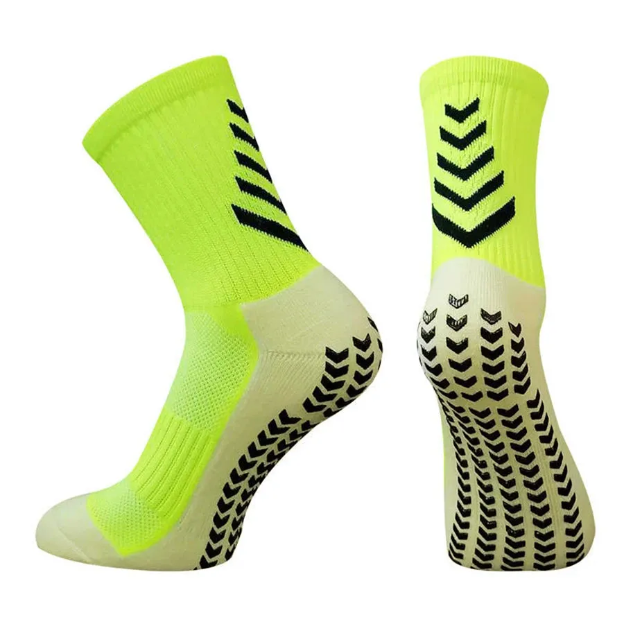 Soft Breathable Anti-Slip Football Sports Grip Socks - 1 Pair