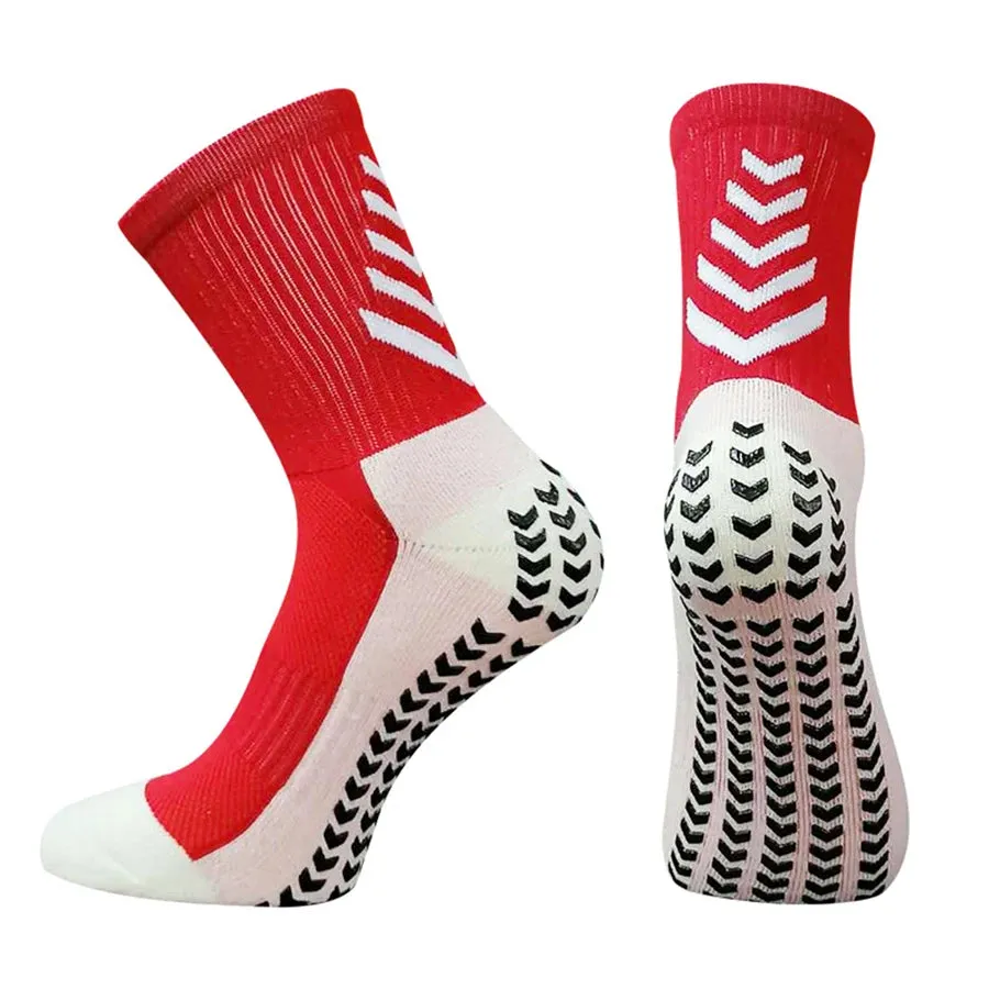 Soft Breathable Anti-Slip Football Sports Grip Socks - 1 Pair