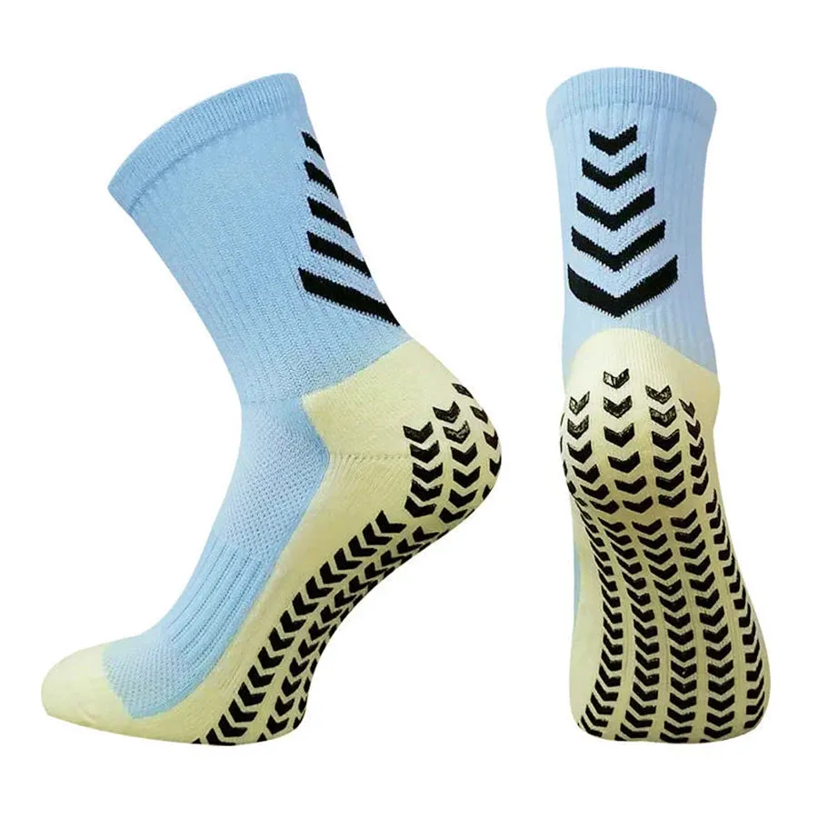 Soft Breathable Anti-Slip Football Sports Grip Socks - 1 Pair