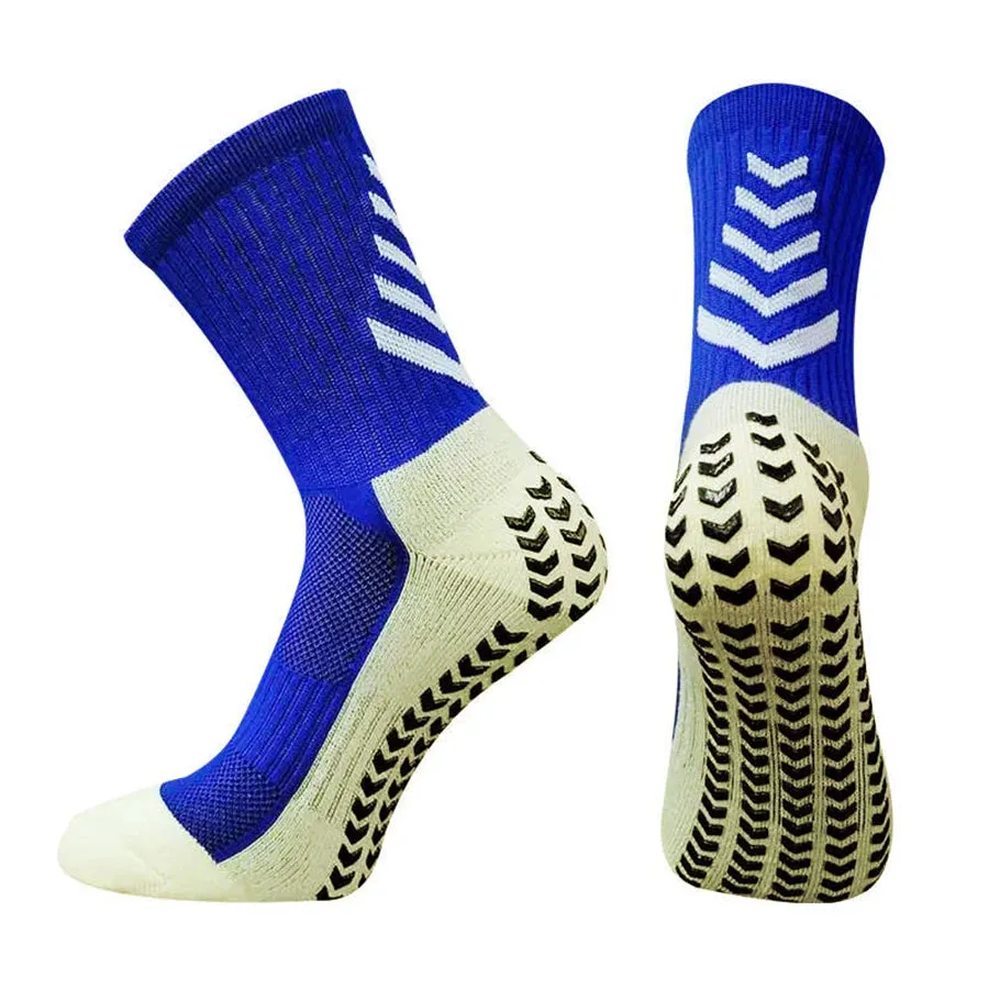 Soft Breathable Anti-Slip Football Sports Grip Socks - 1 Pair
