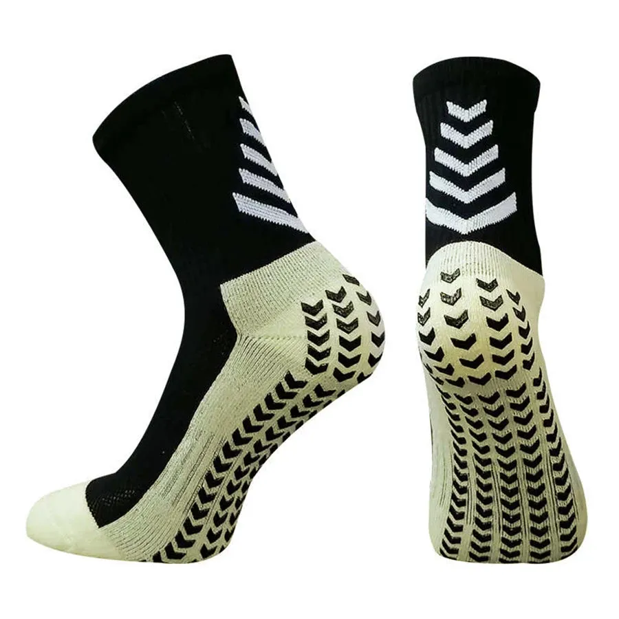Soft Breathable Anti-Slip Football Sports Grip Socks - 1 Pair