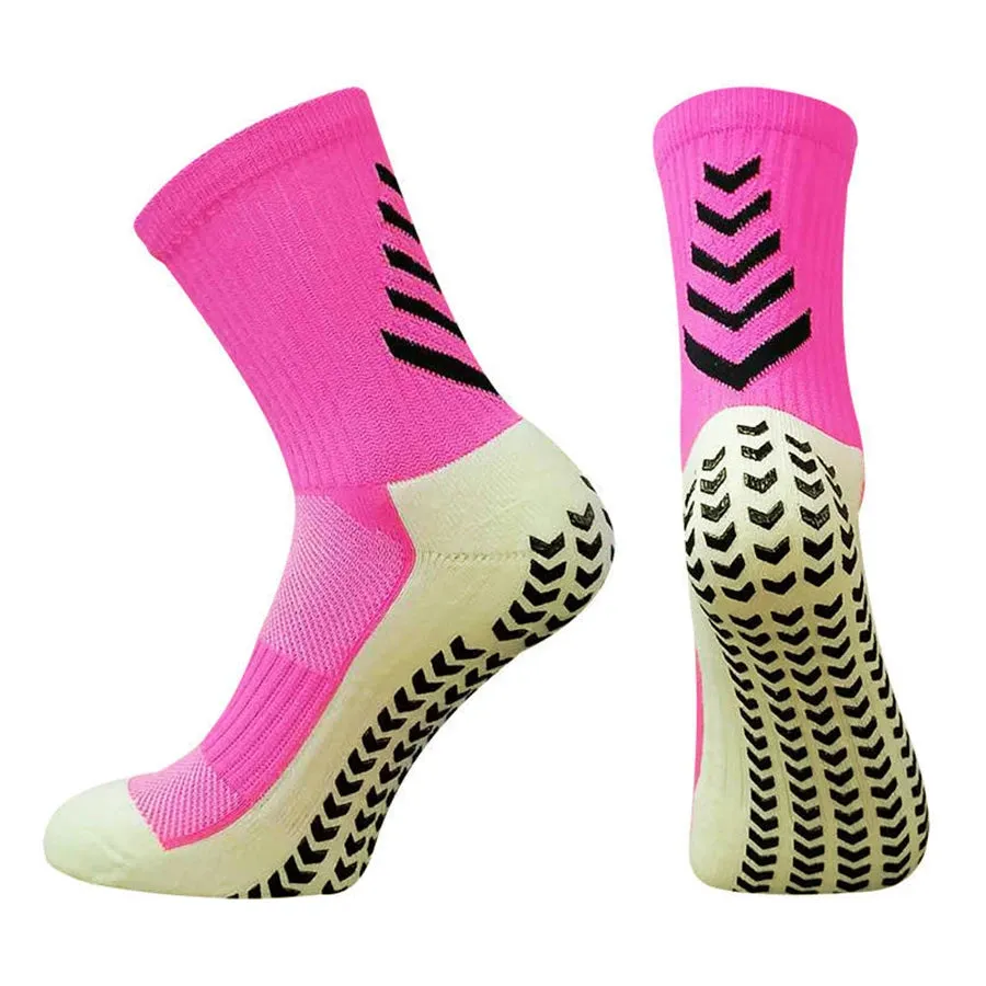 Soft Breathable Anti-Slip Football Sports Grip Socks - 1 Pair