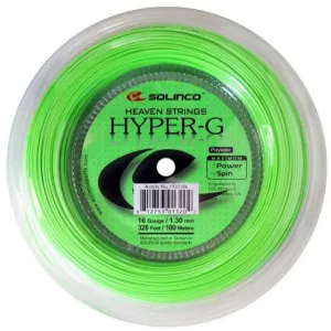 Solinco Hyper-G 16/1.30 Tennis String Mini 100m Reel (Green)