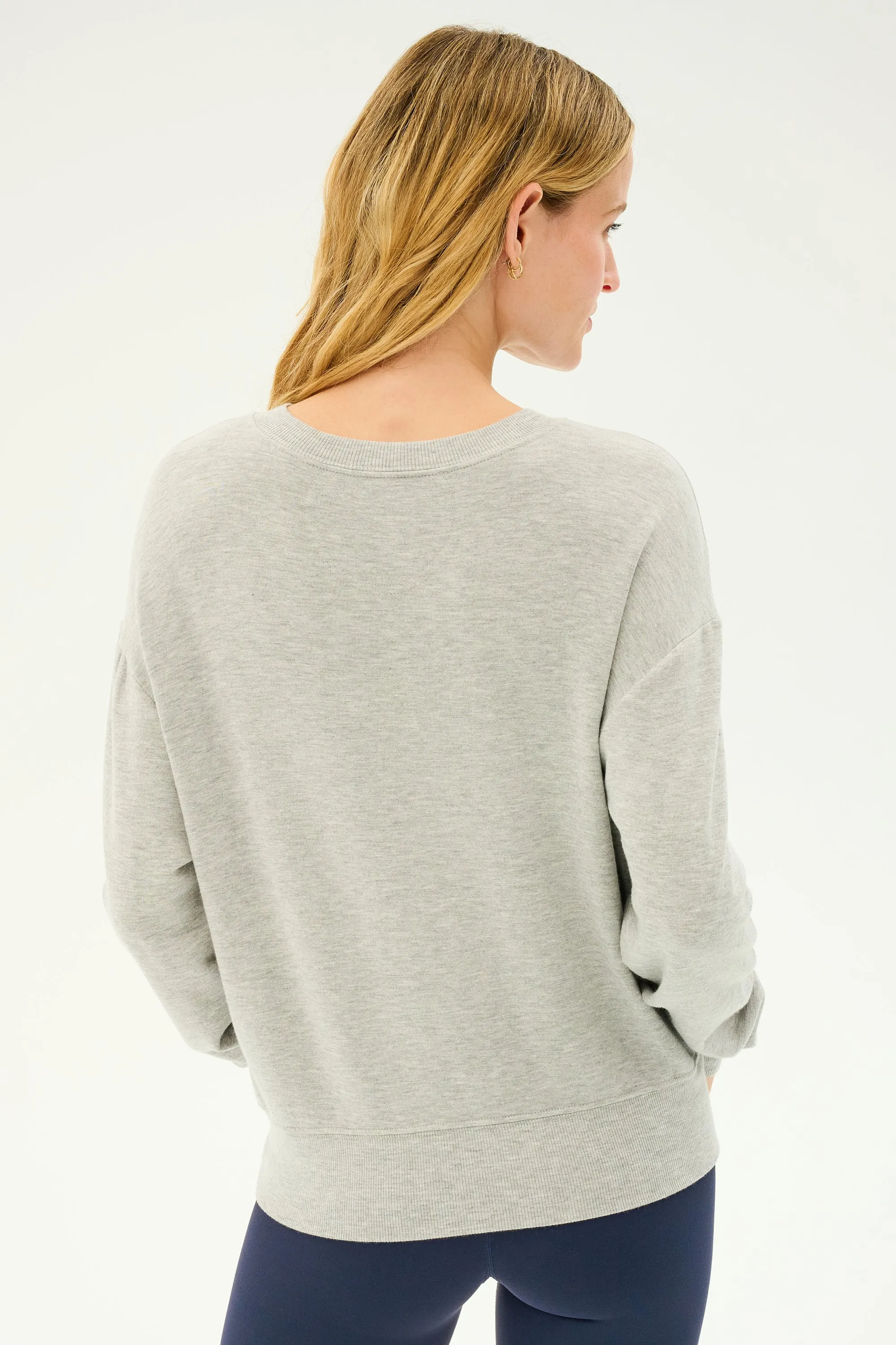 Sonja Fleece Sweatshirt - Heather Grey
