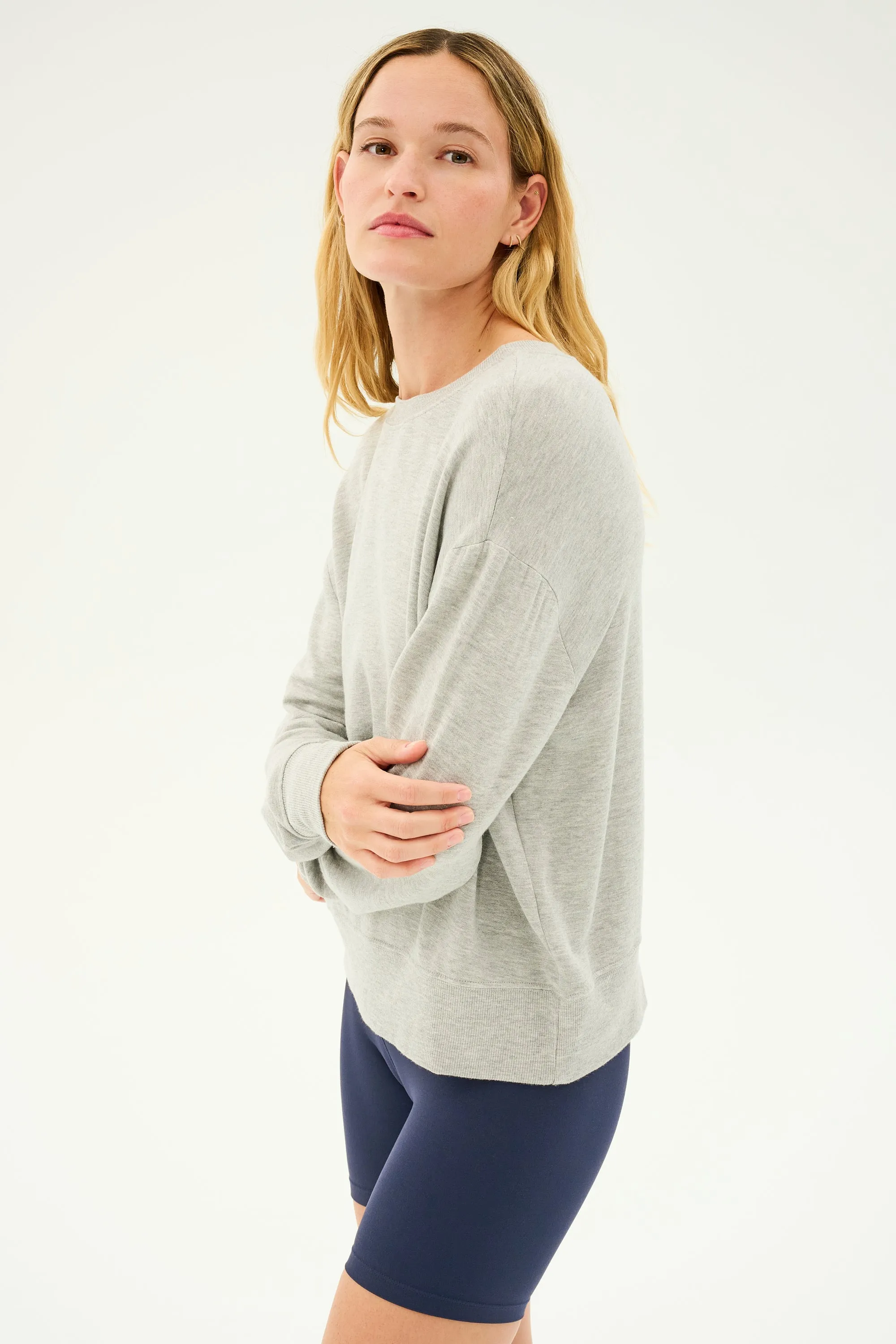 Sonja Fleece Sweatshirt - Heather Grey
