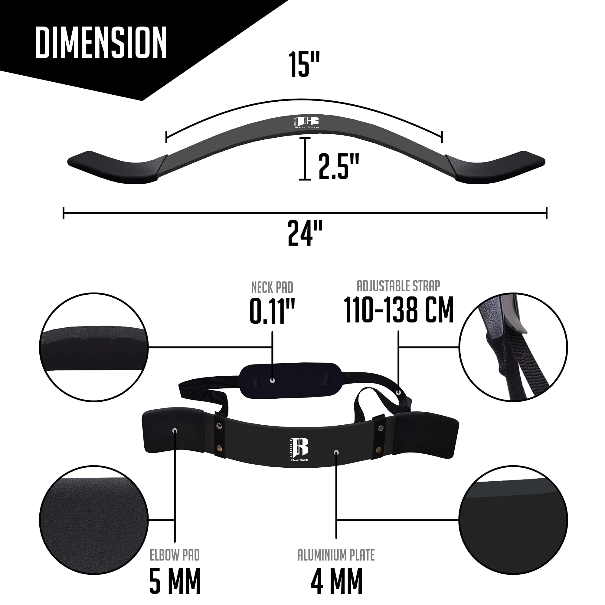 Sports Weight Lifting Arm Blaster for Biceps & Triceps