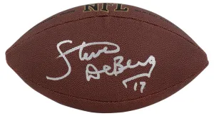 Steve DeBerg Signed Wilson Super Grip Full Size NFL Football - (SCHWARTZ COA)