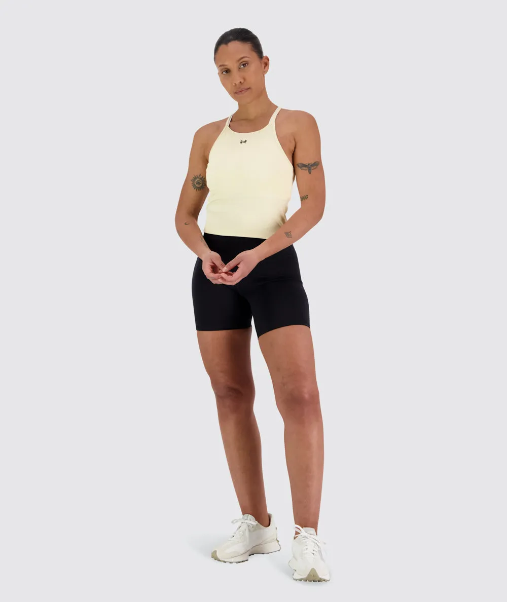 Strappy Ribbed Crop Top