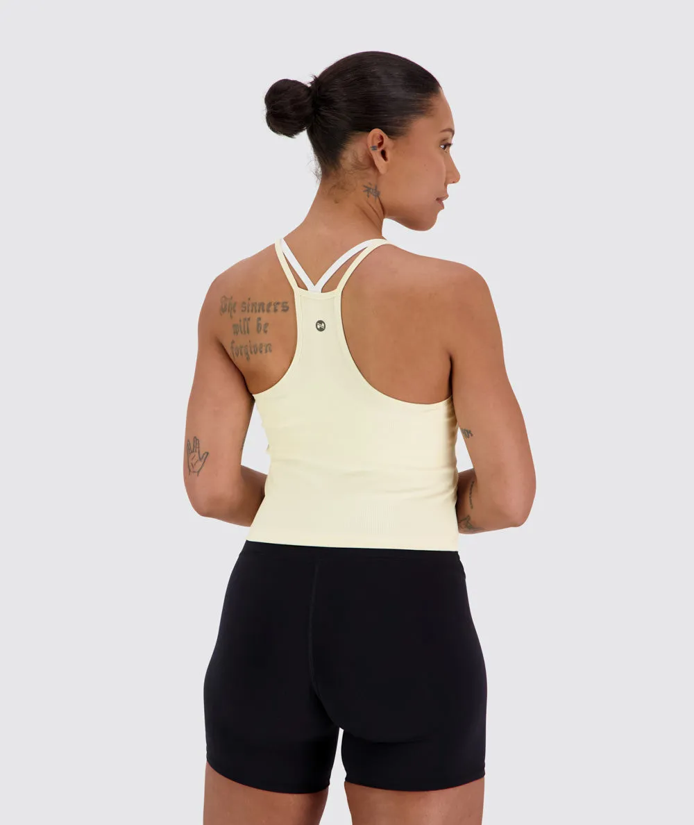 Strappy Ribbed Crop Top