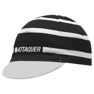 Stripe Logo Cap Black