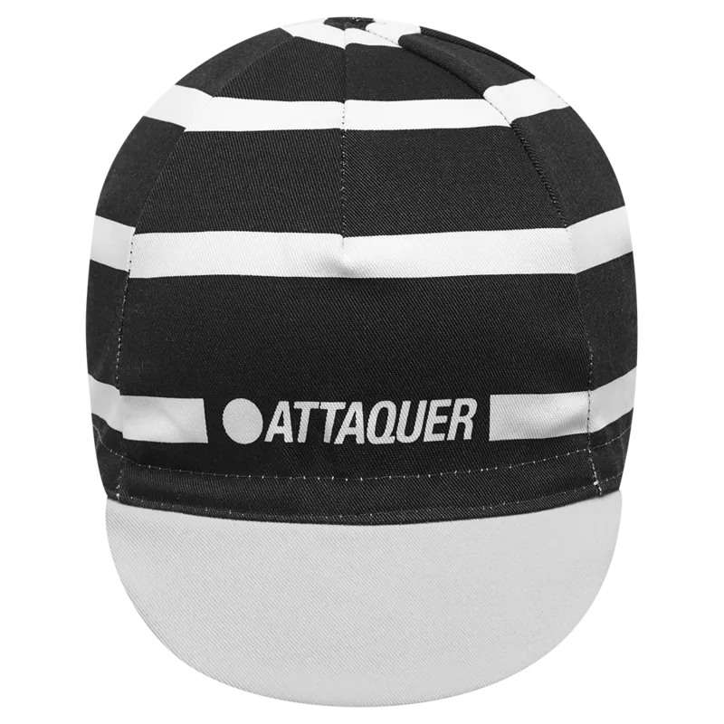 Stripe Logo Cap Black