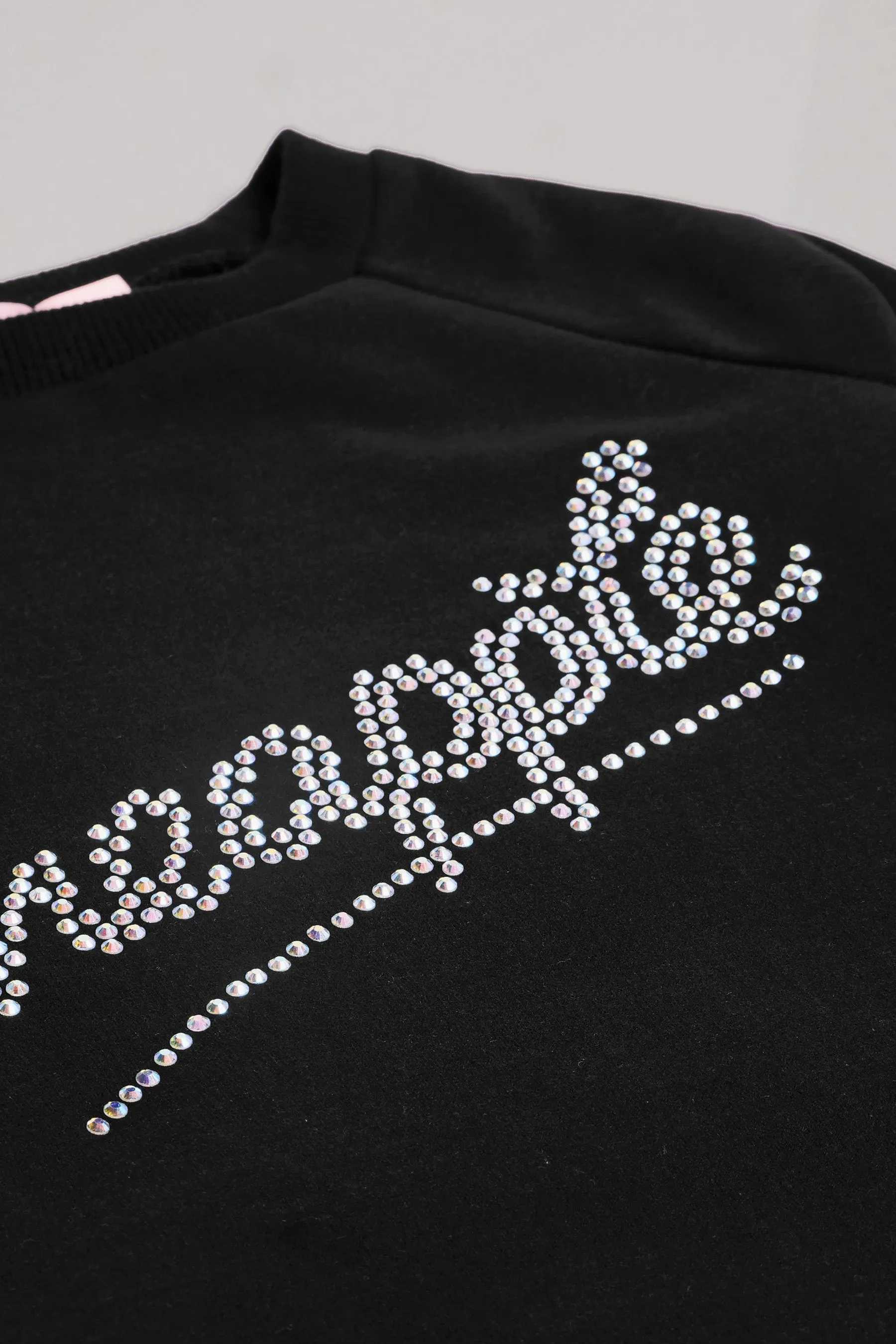 Stud Logo Longline Sweat Top