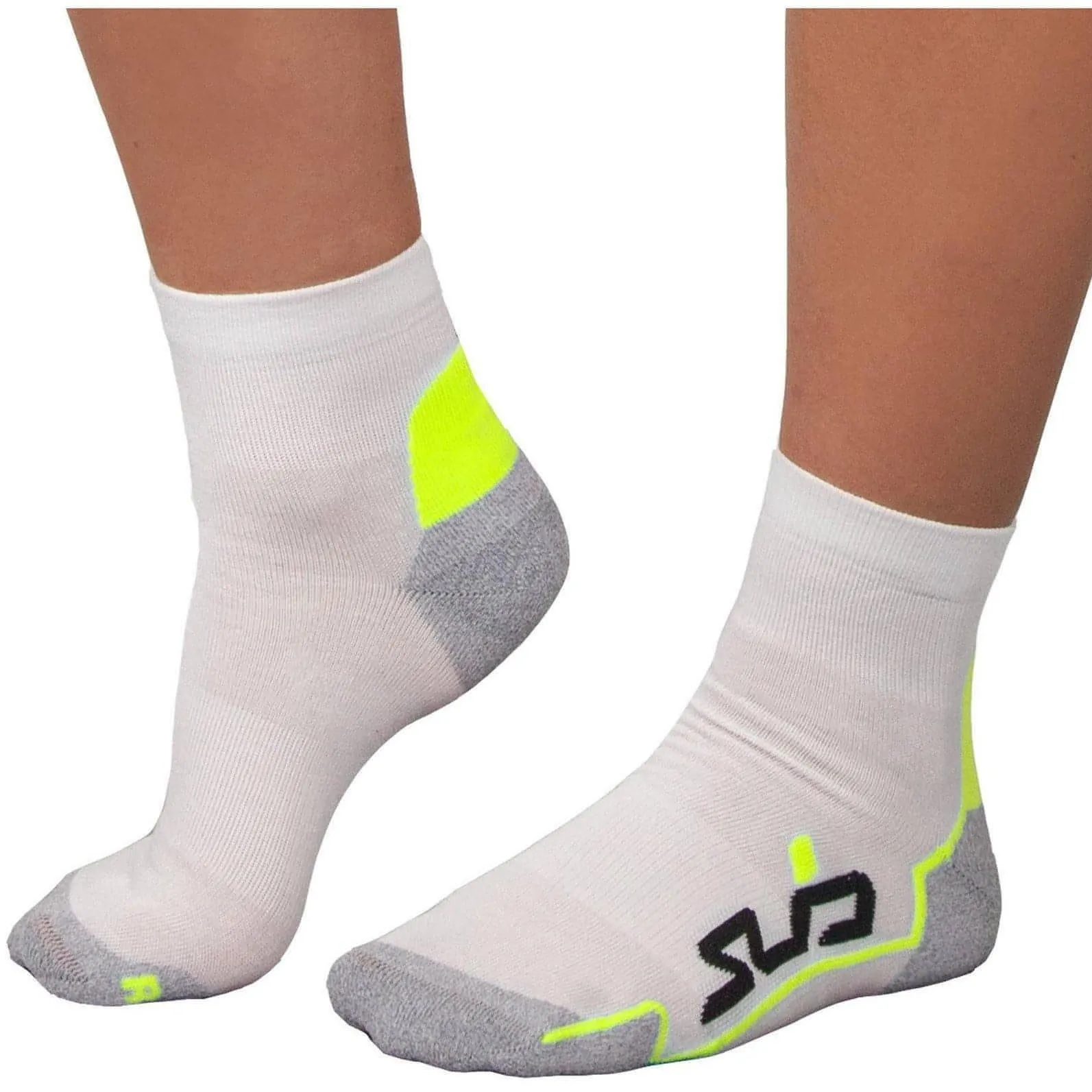 Sub Sports Dual All Season (3 Pack) Running Socks - White