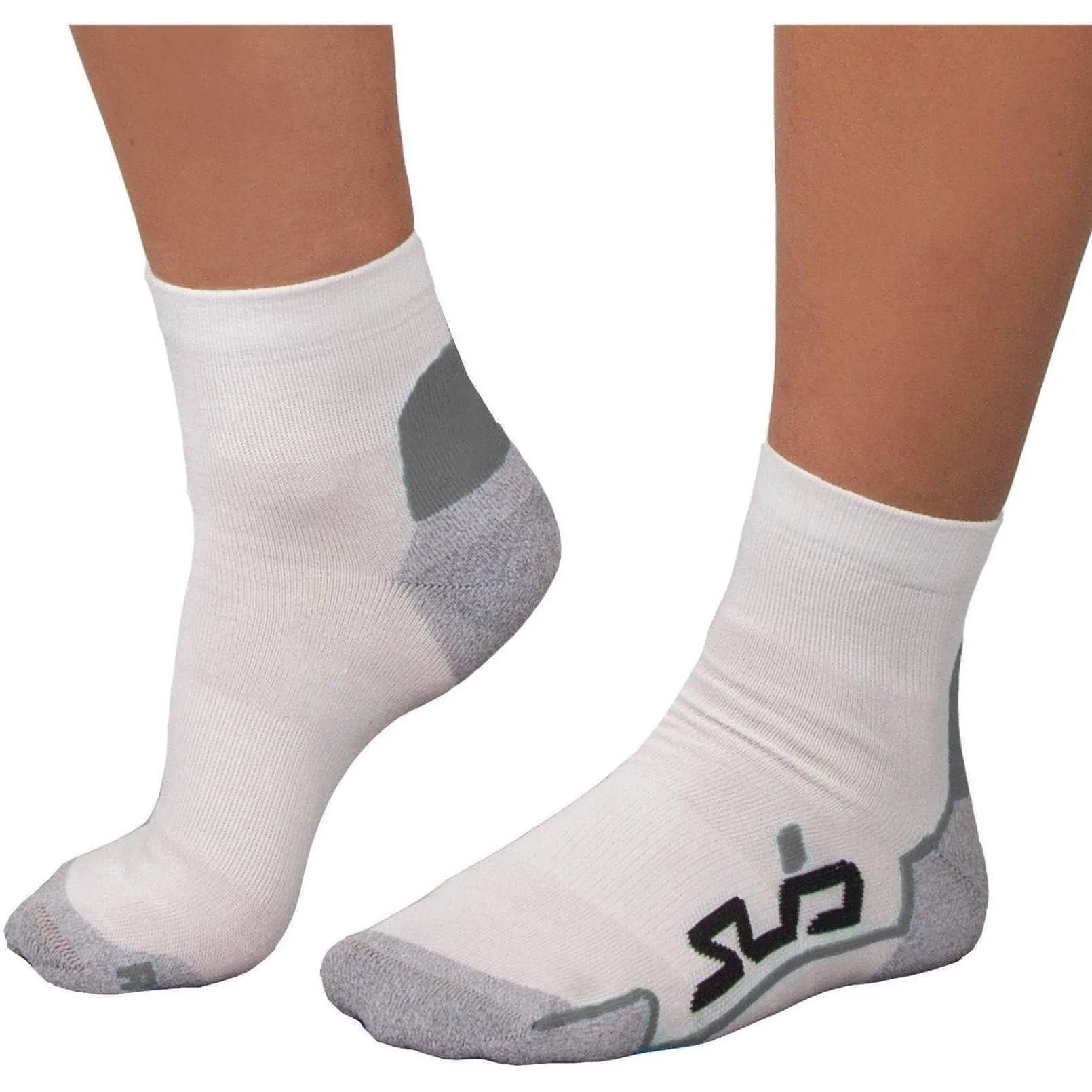 Sub Sports Dual All Season (3 Pack) Running Socks - White