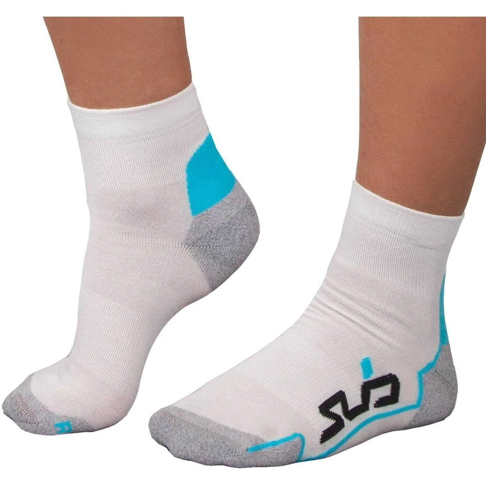Sub Sports Dual All Season (3 Pack) Running Socks - White