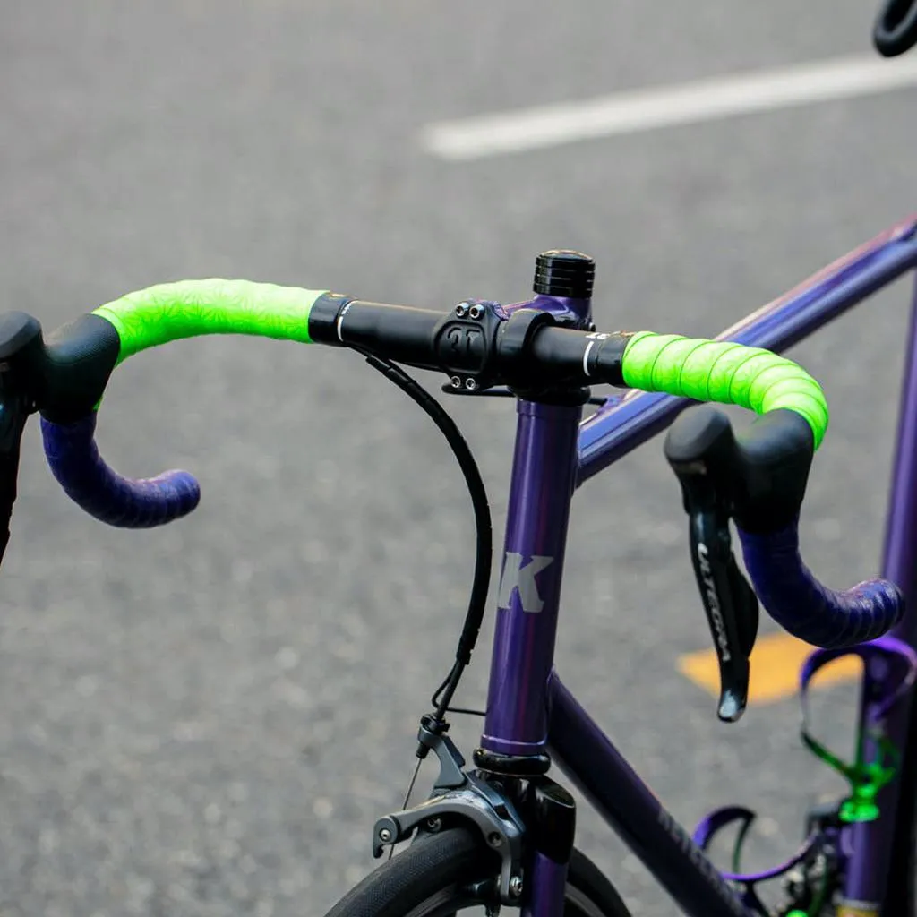 Supacaz SSK Handlebar Tape - Neon Green & Purple