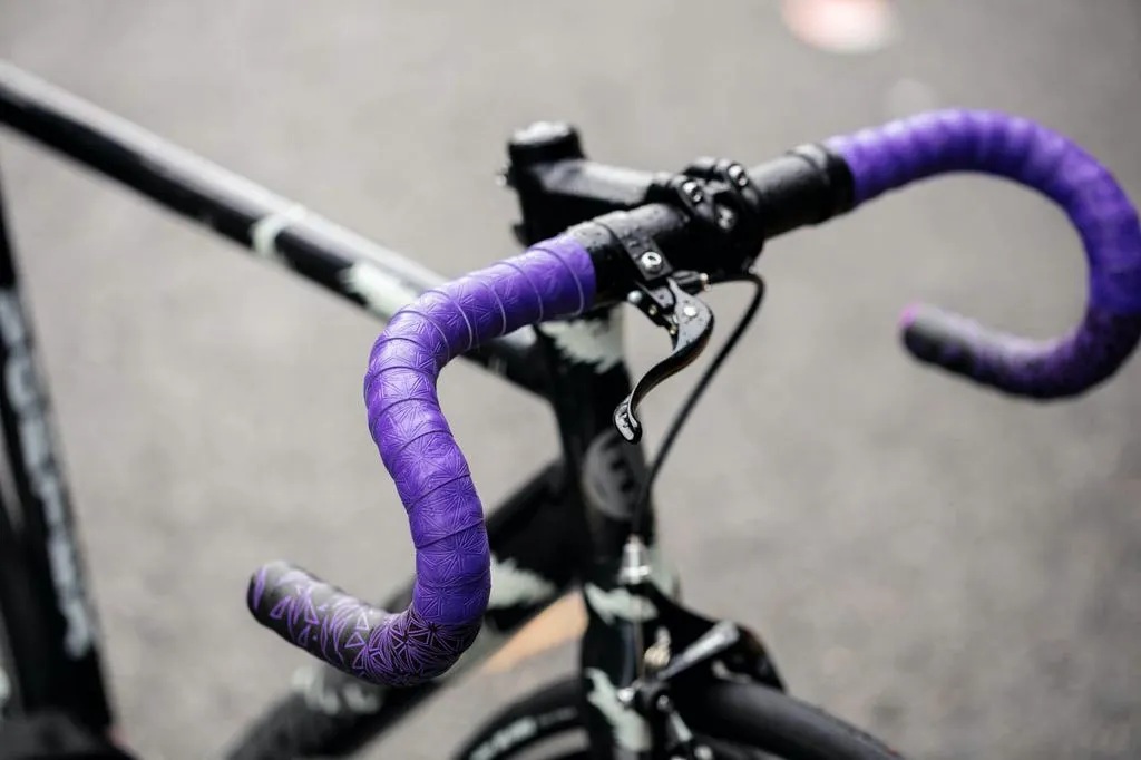Supacaz SSK Handlebar Tape - Neon Purple Starfade