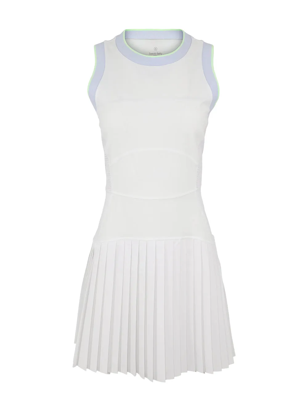Sweaty Betty Power Pleat Dress in White