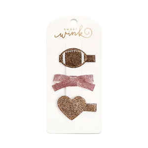 Sweet Wink Football Love Clip Set