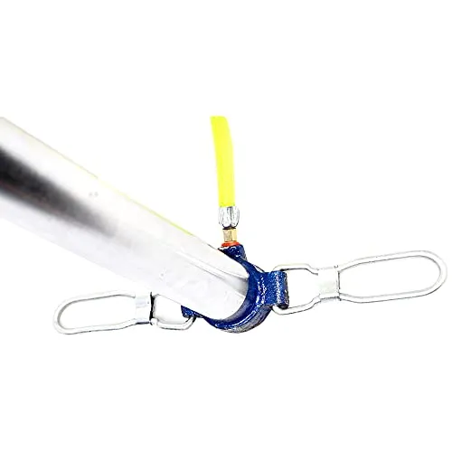 Target20 High Pressure Steel Bicycle Air Pump Tyre Inflator Cycle Pump for Cycles, Toys Delux BCP Chrome Silver